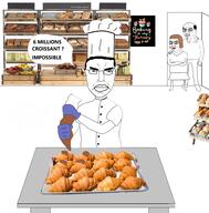 3soyjaks baker chef croissant father mother parents room table variant:chudjak // 2902x2947 // 877.2KB