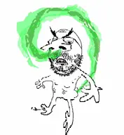 angry ass big_eyebrows big_nose clenched_teeth distorted eyebrows fart full_body glasses low_quality naked skinny smelling soyjak stubble subvariant:mustached_gapejak variant:gapejak white_background // 1661x1800 // 95.5KB