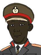 closed_mouth dark_skin ear idi_amin looking_at_you military military_cap military_uniform niggakuz uganda variant:kuzjak // 800x1067 // 182.5KB
