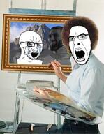 bob_ross canvas cob_ross mountain nas:gigachad paintbrush painting variant:cobson variant:soyak // 1250x1610 // 1.9MB