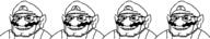 4soyjaks chin clothes emblem fact glasses hat letter looking_at_you mustache stubble variant:wahjak wario // 2980x563 // 180.0KB