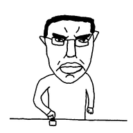 360 angry animated arm button closed_mouth ear glasses hair hand millions_must_die redraw series:spinnerz! soyjak spinning subvariant:pol_face variant:chudjak // 1200x1200 // 104.6KB