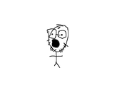 bald coal doodle face facial_hair forehead_lines glasses mouth_open open_mouth stickman stubble variant:unknown white_background // 791x564 // 8.3KB