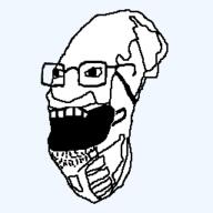 black_and_white eve eve_online eyes glasses mouth mouth_open original_content paint_net sci-fi soyjak spaceship stubble teeth teeth_showing traced transparent_background video_game // 256x256 // 7.2KB