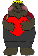 award big_lips black_skin character:hunky clothes fat full_body hair heart holding_heart holding_object nate nate_higger's_distant_cousin_(cape_rrackers) obese red_shirt rosy_cheeks shorts smile soyjak_party subvariant:branigger subvariant:fat_alicia subvariant:hunky_twink_sex_machine transparent_background tshirt variant:alicia variant:brandon wholesome yellow_hair // 900x1329 // 115.3KB