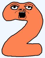 looking_up number numberjacks open_mouth orange orange_skin series:numberjaks transparent_background two variant:a24_slowburn_soyjak // 279x360 // 4.1KB