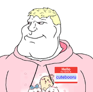 a10_eyes aryan blond buff chiikawa cutebooru_(user) hair hoodie meta:namefags nas pink_eyes smile subvariant:mexiaryan variant:meximutt white_background white_skin yellow_hair // 886x872 // 104.5KB