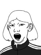 female girl hair open_mouth series:foidjaks short_hair subvariant:female_kuz track_suit variant:kuzjak woman // 810x1080 // 12.3KB