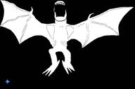 ai_generated arm black_background full_body geminijak open_mouth subvariant:fingerboy teeth variant:a24_slowburn_soyjak wing // 1024x679 // 55.5KB