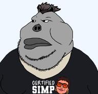 alyssa_mercante fat hair meximutt pig pig_nose simp soyjak wargamingdad // 888x849 // 80.6KB