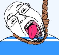ack altai dead flag flag:altai glasses hair hanging open_mouth rope russia skin soyjak stubble suicide teeth tongue transparent transparent_background variant:bernd white yellow_teeth // 768x719 // 33.9KB