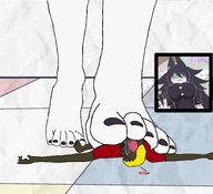 anger_mark arm biting_lip black_nails black_skin blond bloodshot_eyes blush brown_skin classroom clenched_teeth closed_mouth clothes crushing crying eyebrows foot full_body fundamental_paper_education glasses hair hand miss_circle nail_polish nails nose one_eye painted_nails paper paper_background red_sclera side_profile subvariant:alicia_side subvariant:hunky_twink_sex_machine teacher test text variant:alicia // 1500x1370 // 471.8KB