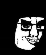 glasses ominous shadow smile smug soyjak variant:chudjak // 330x394 // 11.9KB