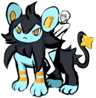 artist:shemmysloota drawfag drawing electricity glasses luxio monkey pokemon riding soyjak stubble tail variant:soyak // 775x792 // 299.6KB