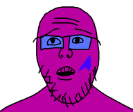 glasses open_mouth soyboy stubble teeth variant:goldenjak wrinkles // 479x401 // 4.3KB