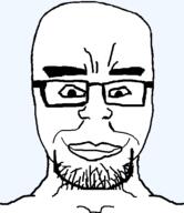 bald chud ear glasses merge smile soyjak stubble subvariant:chudjak_front subvariant:plierchud transparent_background variant:chudjak variant:markiplier_soyjak // 484x561 // 9.7KB
