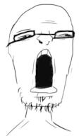 glasses open_mouth soyjak stubble variant:unknown // 280x479 // 15.4KB