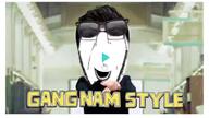 animated gangnam_style glasses irl jibjab music open_mouth sound soyjak stubble subvariant:cobson_front variant:cobson video // 1280x720, 75.4s // 7.4MB