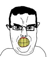 angry clenched_teeth ear glasses looking_at_you open_mouth series:fusionjaks variant:alicia variant:chudjak // 600x733 // 29.1KB