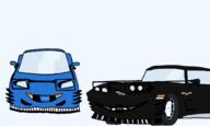 2soyjaks are_you_soying_what_im_soying artist:XXX_SKIBIDISIGMA_XXX car corvette glasses looking_at_each_other smirk soyjak transparent_background variant:gapejak variant:markiplier_soyjak // 2000x1200 // 436.5KB