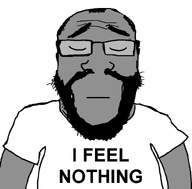 beard clothes hair monochrome neutral nothing sad shirtless subvariant:science_lover text transparent_background variant:markiplier_soyjak // 800x789 // 88.5KB