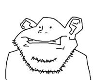 ear redraw smile soyjak stubble variant:impish_soyak_ears // 704x600 // 13.4KB