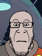 background futurama glasses neutral_response soyjak stubble subvariant:neutralplier variant:markiplier_soyjak // 600x800 // 100.6KB