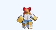 animated dance female full_body glasses lips mymy ongezellig orange_hair roblox smile soyjak variant:chudjak // 600x324 // 3.8MB