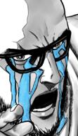 anime close_up_view crying drawing glasses jojos_bizarre_adventure manga meta:tag_character_name open_mouth soyjak stubble variant:unknown // 620x1068 // 645.7KB