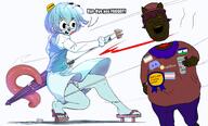 anime antenna antennae beheaded black_skin blue_skin doctor_who jimbo_(namefag) meta:tagme mr_ringading nigger oneshot touhou variant:alicia video_game // 2849x1728 // 2.0MB