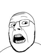 glasses open_mouth soyjak stubble variant:unknown // 2316x3088 // 206.3KB