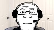 closed_mouth glasses headphones linus_tech_tips neutral soyjak stubble subvariant:neutralplier variant:markiplier_soyjak // 960x540 // 273.6KB