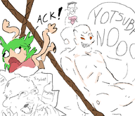 4chan ack anime antenna arm bottle chud clothes ear glasses green_hair hair hand heart holding_object open_mouth reddit redraw rope soy soyjak soylent speech_bubble stubble text variant:chudjak variant:unknown whtie_skin yotsoyba // 712x612 // 67.1KB