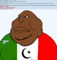albert_(user) brown_skin closed_mouth countrywar fat flag flag:italy italian_chad(namefag) italy obese satoko_houjou(namefag) soyjak stubble variant:meximutt // 888x920 // 95.9KB