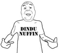 arm closed_mouth clothes dindu_nuffin ear glasses hair hand pointing soyjak stubble teeth text tshirt variant:alicia variant:shirtjak // 618x559 // 85.1KB