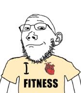 ear fitness heart i_love meta:tagme slim smirk soyjak subvariant:science_lover subvariant:shrimpish t-shirt text variant:gapejak variant:markiplier_soyjak // 787x900 // 89.1KB