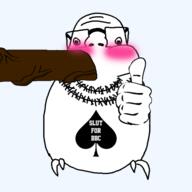 bbc beard bird blacked bnwo brimstone closed_mouth dildo glasses homosexual kike nose penis racebaiting racemixing raceplay smile spade variant:budgiejak // 1920x1920 // 363.2KB