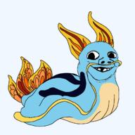 animal baby deformed mollusk nudibranch series:animaljaks slug smile subvariant:nathaniel variant:gapejak // 1200x1200 // 32.2KB