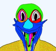 animated colorful deformed ear grin jerma985 nightmare_fuel open_mouth soyjak stubble variant:susjak // 680x620 // 334.3KB