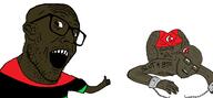 2soyjaks arm ass brown_skin chaintext ear flag gay glasses hand nsfw pan_african prostration scared soyjak stubble subvariant:soyak_(concerned) thumbs_up turkiye variant:coaljak variant:soyak // 2566x1188 // 151.0KB
