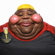 apology award big_lips big_nose black_skin blond blush character:hunky clothes crying ext=mp4 eyebrows fat hair meta:ai_generated open_eyes realistic sad series:fusionjaks sorry subvariant:branigger subvariant:fat_alicia subvariant:hunky_twink_sex_machine train variant:alicia variant:brandon video white_background // 640x640, 7s // 1.2MB