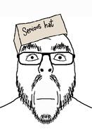 closed_mouth eyebrows glasses looking_at_you mustache serious_hat stubble variant:flartson // 410x600 // 29.5KB