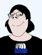 clothes eyelashes femjak glasses grand_theft_auto:_san_andreas hair radio_x sage_(grand_theft_auto:_san_andreas) series:foidjaks smile soyjak subvariant:gapejak_female transparent_background variant:gapejak // 940x1212 // 49.6KB