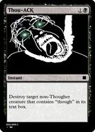 black_skin card crying glowing glowing_eyes hanging inverted magic_the_gathering mtg mustache open_mouth rope soyjak stubble suicide text thougher tongue variant:bernd // 375x523 // 170.8KB
