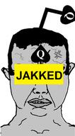angry antenna bbc blacked ear hair jakked queen_of_spades soyjak subvariant:chudjak_front tattoo text variant:chudjak vein // 396x720 // 40.2KB