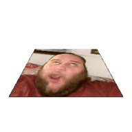 2019 3dgifmaker animated beard closed_mouth clothes distorted ext=gif fat fat_duel glasses irl open_mouth red_tshirt schizo soyboy subvariant:fatjak_irl tshirt variant:fatjak // 250x250 // 566.6KB