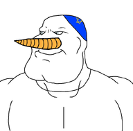 aryan buff carrot carrot_nose grey_eyes jew_hat jewish_star judaism kike long_nose muscular_male plue snowman star_of_david subvariant:mexiaryan variant:meximutt white_skin // 800x787 // 108.1KB