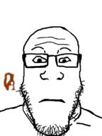 animal closed_mouth glasses neutral soyjak squirrel stubble subvariant:feralsquirrel subvariant:neutralplier variant:feraljak variant:markiplier_soyjak // 600x800 // 50.3KB