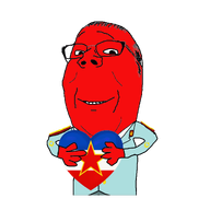 communism dance disco glasses heart holding_object josip_broz_tito party subvariant:wholesome_soyjak variant:gapejak yugoslavia // 2048x2048 // 1.7MB