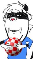 amiga arm closed_mouth clothes eric_schwartz eyelashes furry glasses hair hand holding_object meta:op_took_a_photo_of_xer_fursona sabrina_online sabrina_skunk skunk smile soyjak stubble subvariant:wholesome_soyjak tshirt variant:gapejak white_hair // 625x1100 // 135.1KB